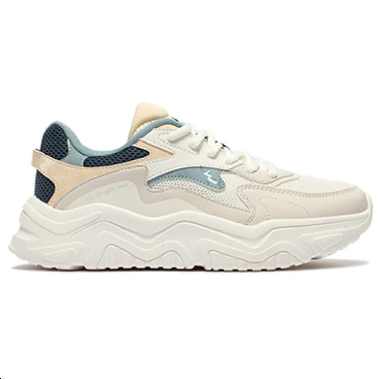 361° Cushioning Slip Resistant Low Top Casual Shoes Women's White Blue