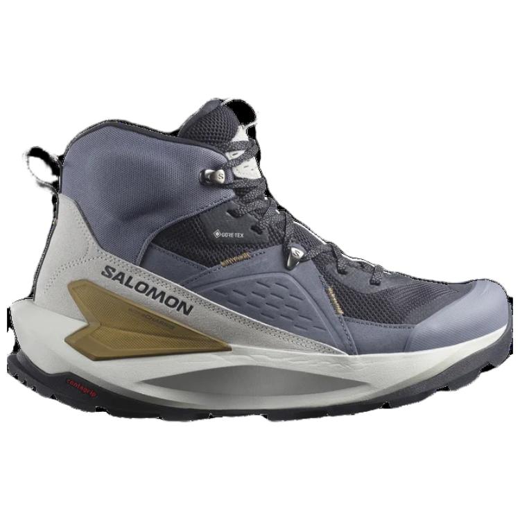 SALOMON Elixir Support Mid-Top Trekking Shoes Men's Gray купить в интернет-магазине Yoocart с быстрой доставкой по России.