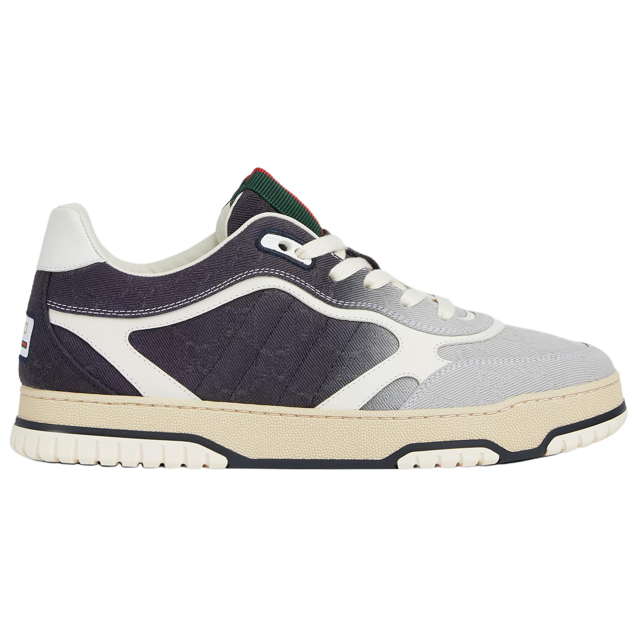 GUCCI Re Web Low Top Skateboard Shoes Men's Gradient Blue