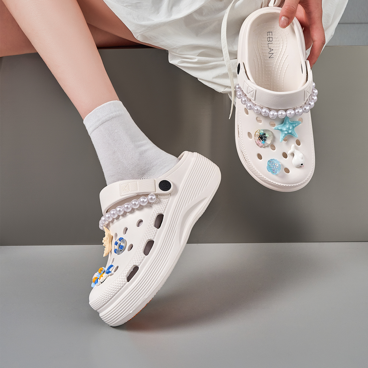 EBLAN Clogs Women's купить в интернет-магазине Yoocart с быстрой доставкой по России.
