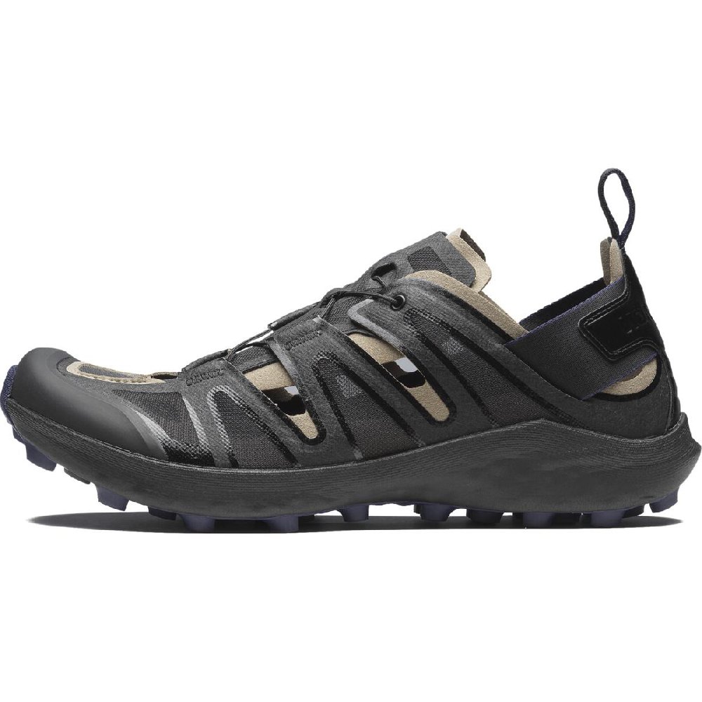 SALOMON Anti Slip Wear Resistant River Trekking Shoes Men's Black