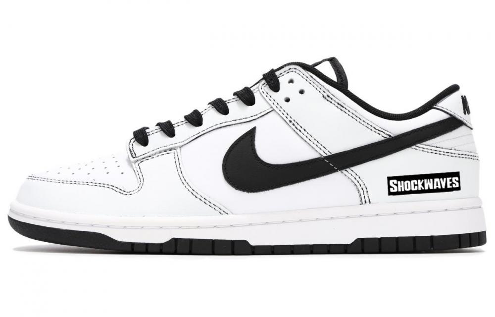Nike Dunk Low Panda Anti Slip Wear Resistant Low Top Skateboard Shoes Unisex Black White