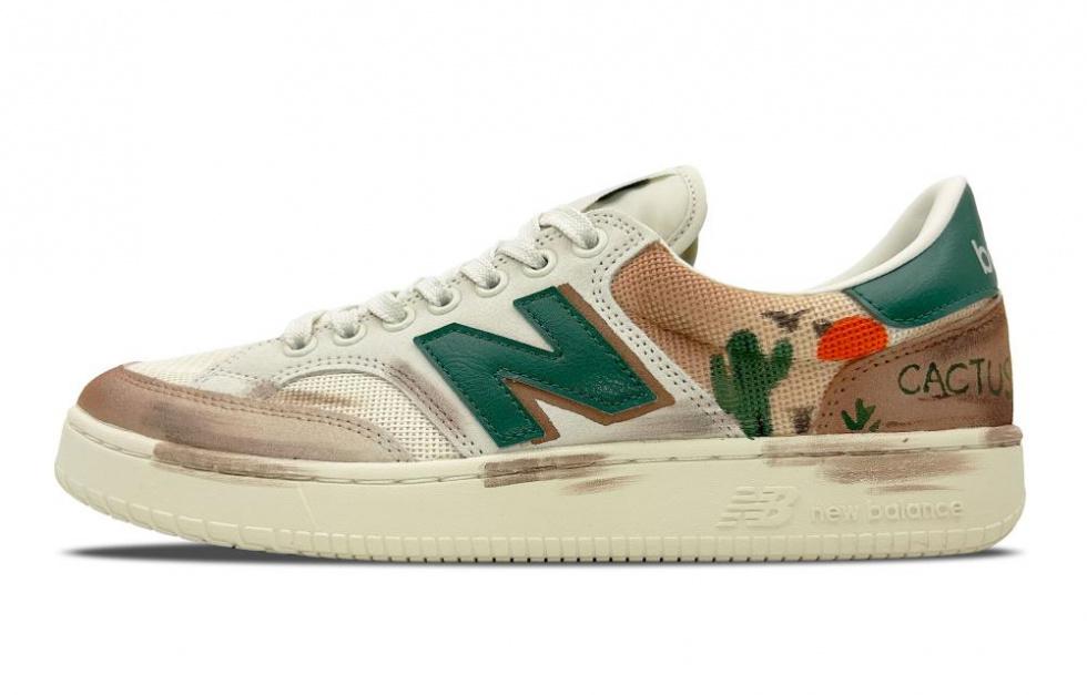 New Balance NB Pro Court Anti-Slip Wear-Resistant Low-Top Skateboard Shoes Unisex Beige Brown