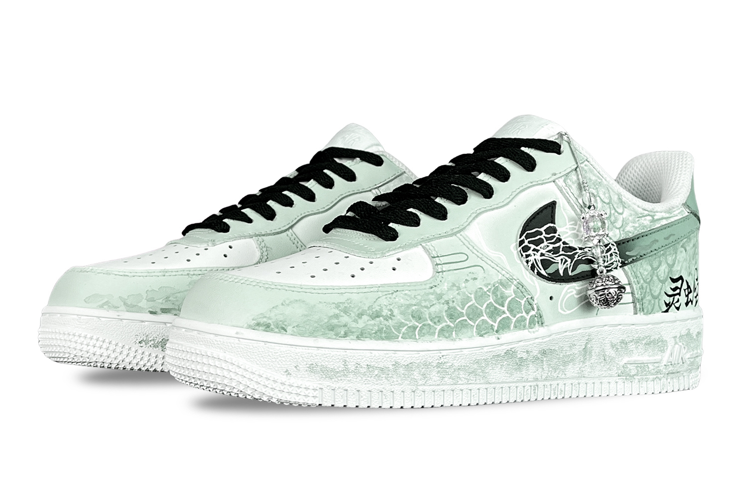 Nike Air Force 1 Enchanted Realm Serpent Green Anti Slip Wear Resistant Low Top Skateboard Shoes Men's White Green купить в интернет-магазине Yoocart с быстрой доставкой по России.