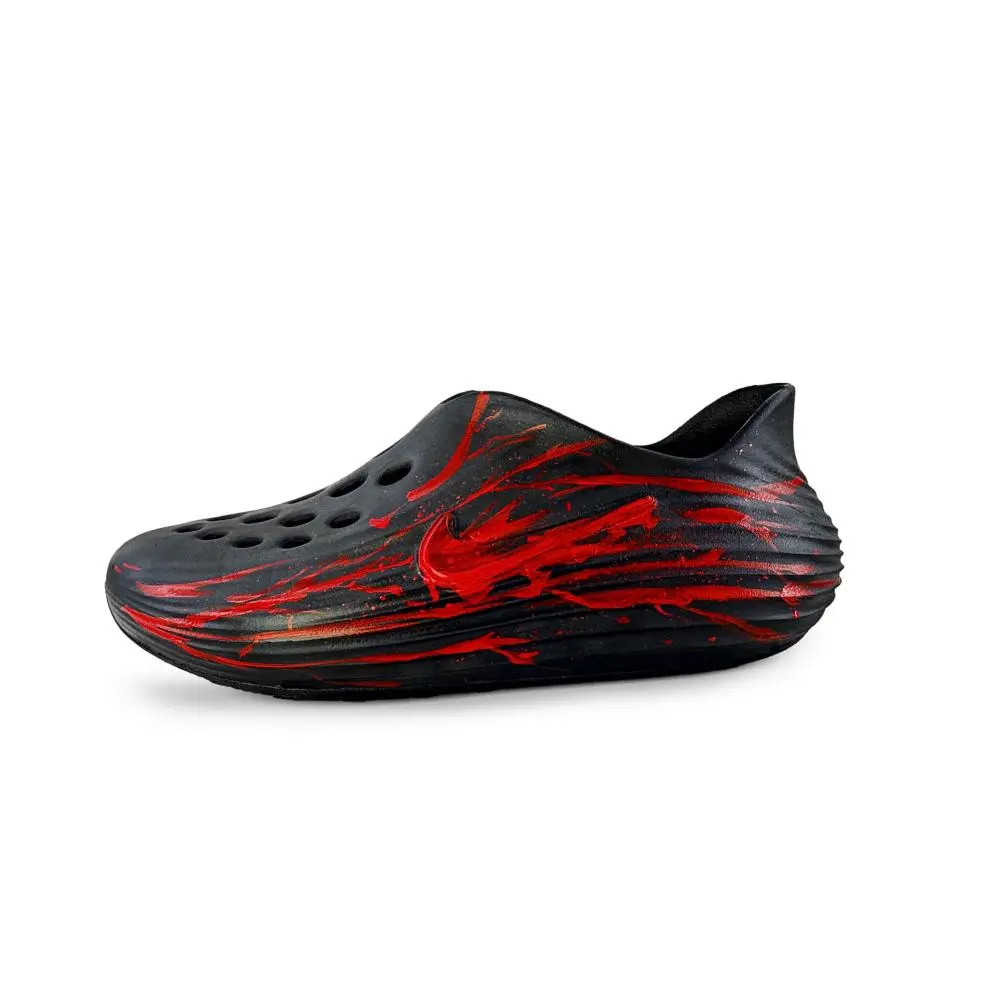 Nike ReactX Rejuven8 Heartbeat Clogs Unisex Black Red