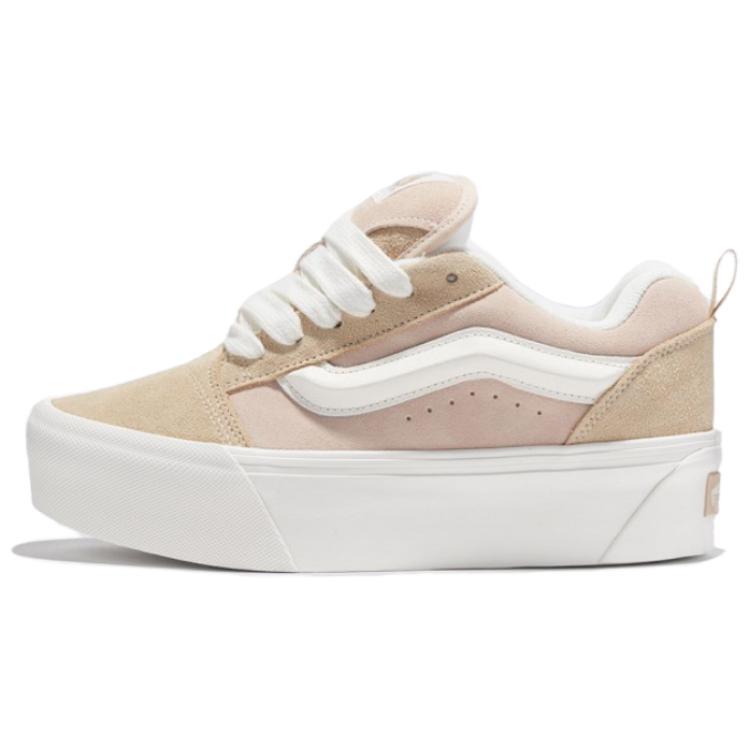 Vans Knu Stack Anti-Slip Wear-Resistant Low-Top Canvas Shoes Women's Beige