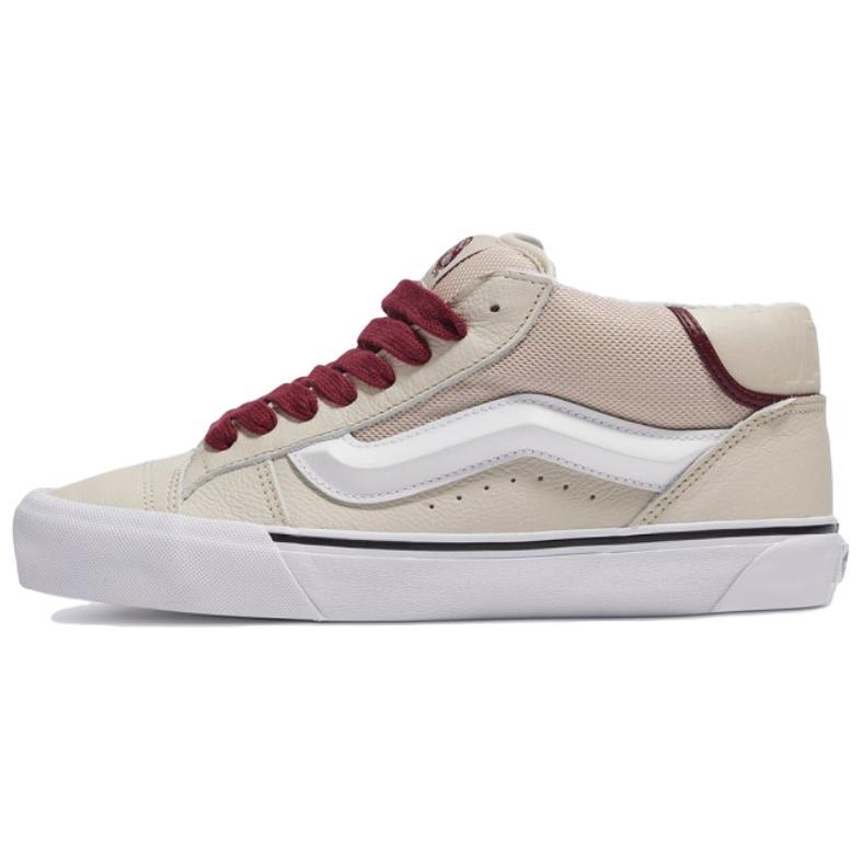 Vans Cushioned Slip-Resistant Mid-Top Casual Shoes Unisex Colored Sand