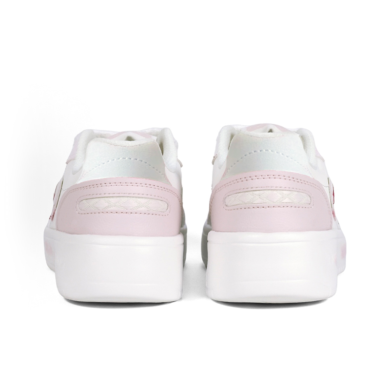 LiNing Yuanbao Pure Slip Resistant Abrasion Resistant Low top Skateboard Shoes Women's White Pink купить в интернет-магазине Yoocart с быстрой доставкой по России.