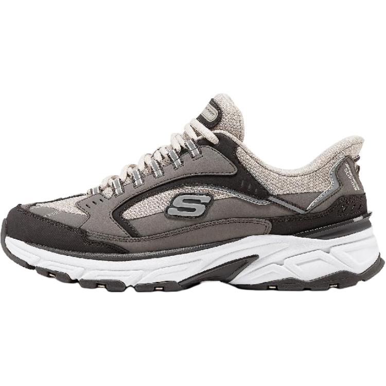Skechers SPORT MENS Shock Absorbers Slip Resistant Abrasion Resistant Breathable Low Top Chunky Sneakers Men's Gray