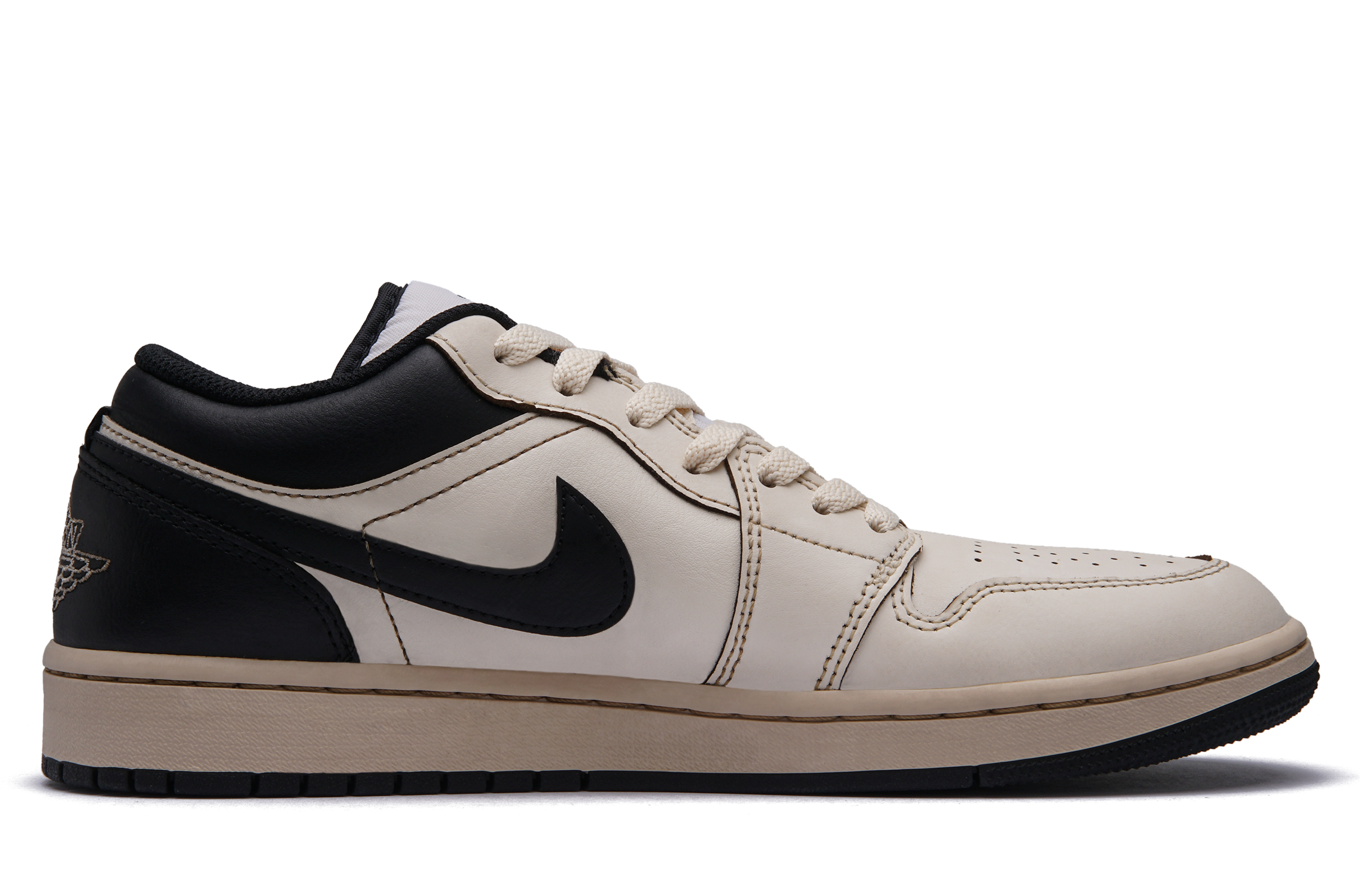 Jordan Air Jordan 1 Cocoa Milk Wear-Resistant Low-Top Vintage Basketball Shoes Men's Black купить в интернет-магазине Yoocart с быстрой доставкой по России.