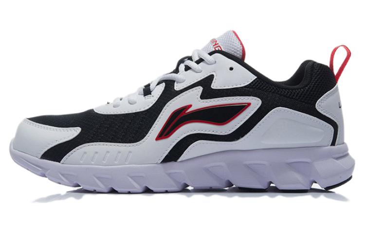 LiNing Slip Resistant Low Top Casual Running Shoes Men's White Black