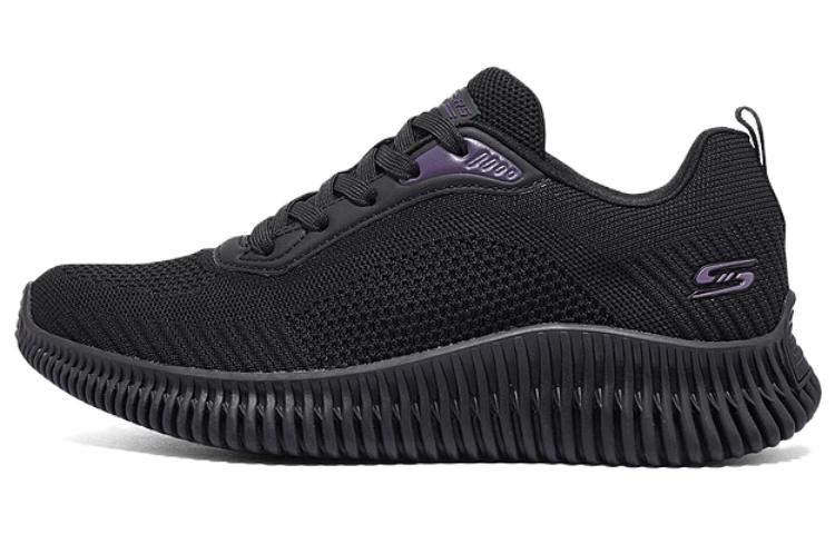 Skechers Bob's Anti-Slip Wear-Resistant Low-Top Casual Running Shoes Women's Black