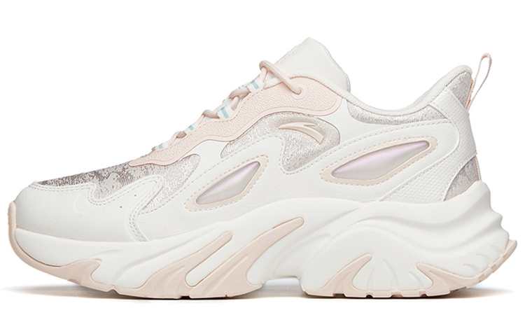 Anta Running Collection BUNNY 4.0 Low-Top Running Shoes Women's White Pink