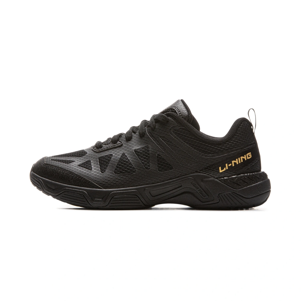 LiNing Table Tennis Series Abrasion Resistant Rebound Functionality Low top Table Tennis Shoes Unisex Black