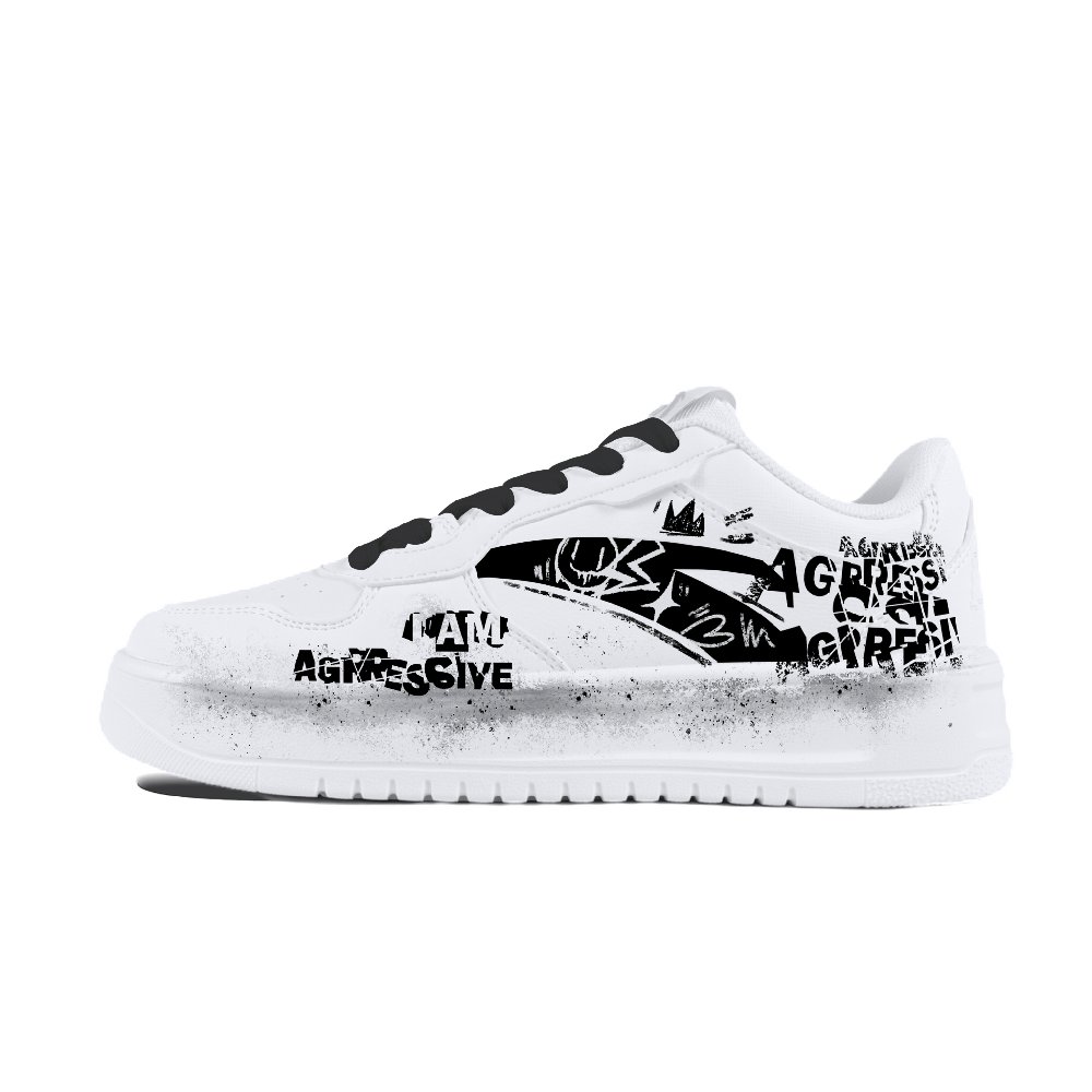ANTA Relaxed Skateboard Shoes Unisex Low top White