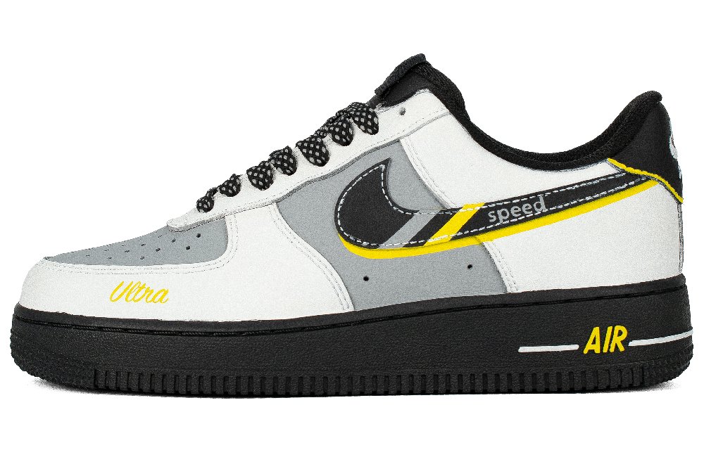 Nike Air Force 1 7 Speed WS Low Top Skateboard Shoes Unisex Bright Yellow