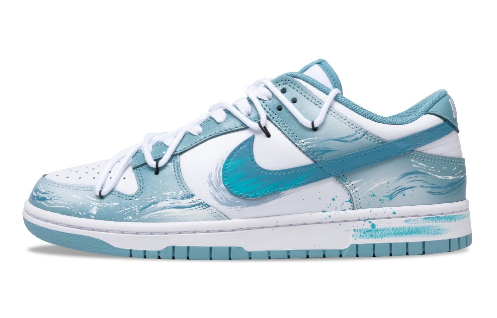 Nike Dunk Kawa Abrasion Resistant Low Top Skateboard Shoes Unisex Blue White
