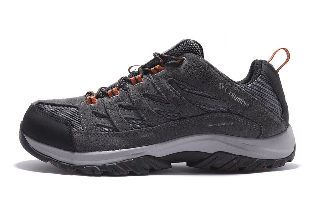 Columbia Cushioned Anti-Slip Wear-Resistant And Water-Resistant Low-Top Trekking Shoes Men's Dark Gray