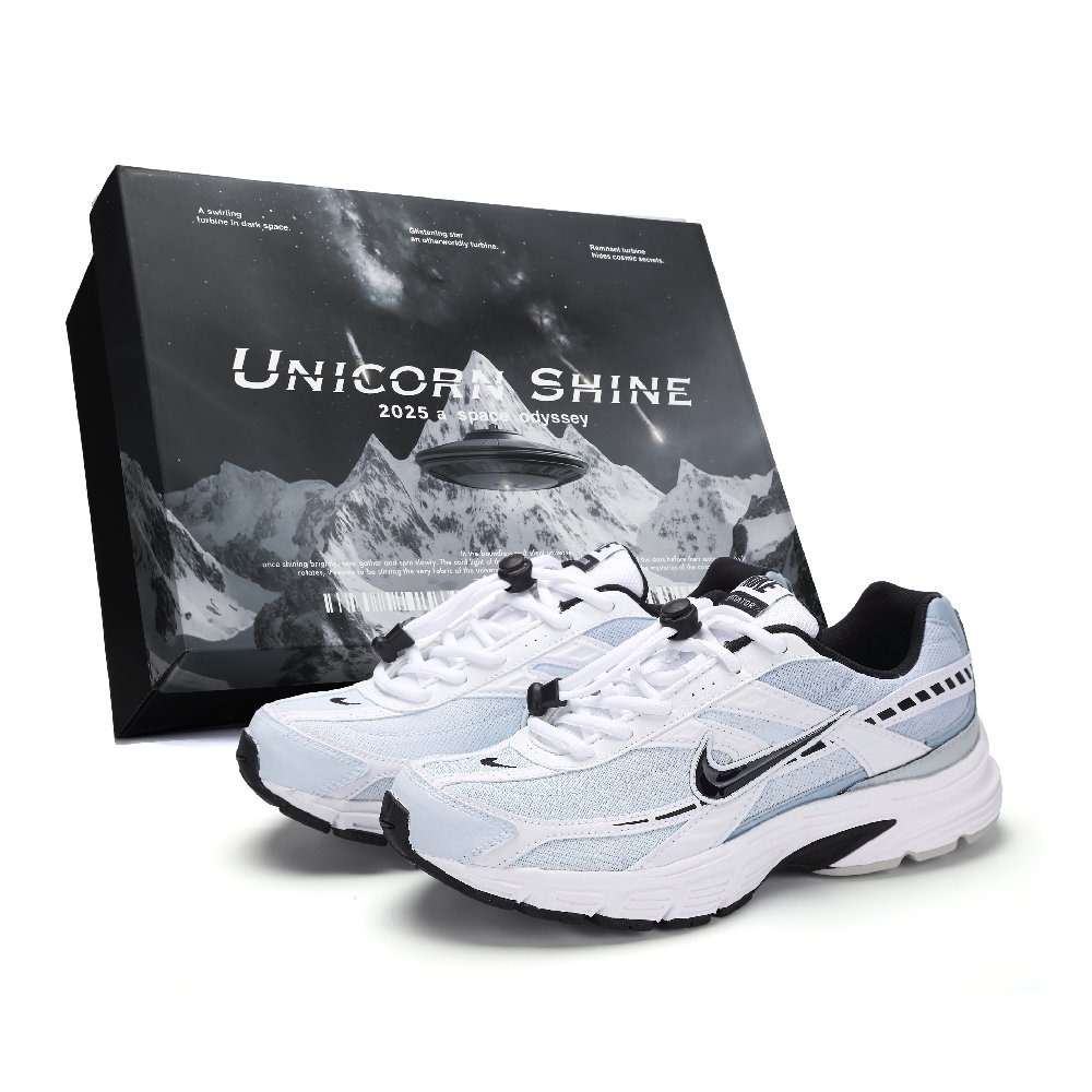 Nike Initiator Abrasion Resistant Low Top Casual Running Shoes Men's Light Blue