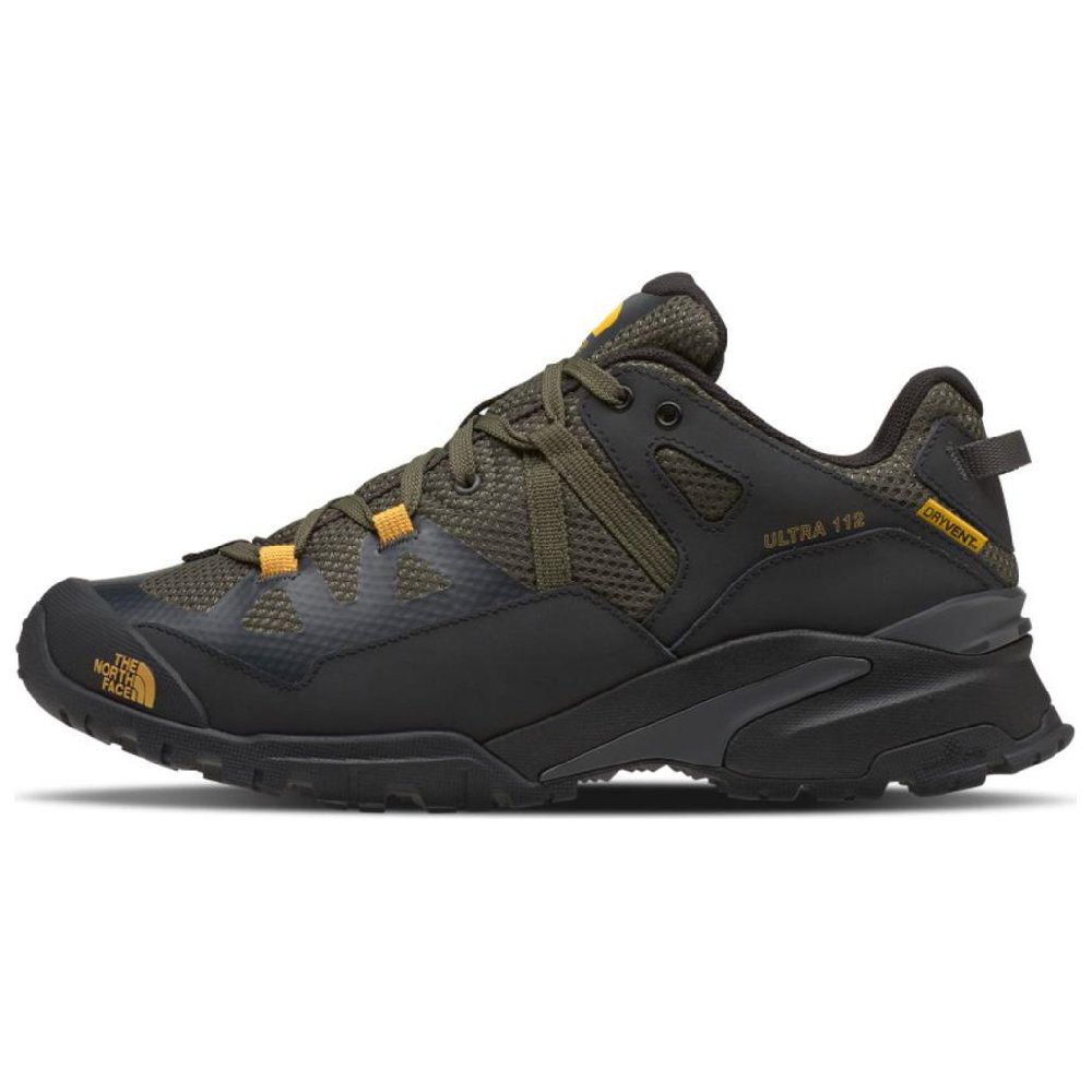 THE NORTH FACE Wear resistant And Lightweight Low Top Long Distance Running Athletic Shoes Men's Black Green