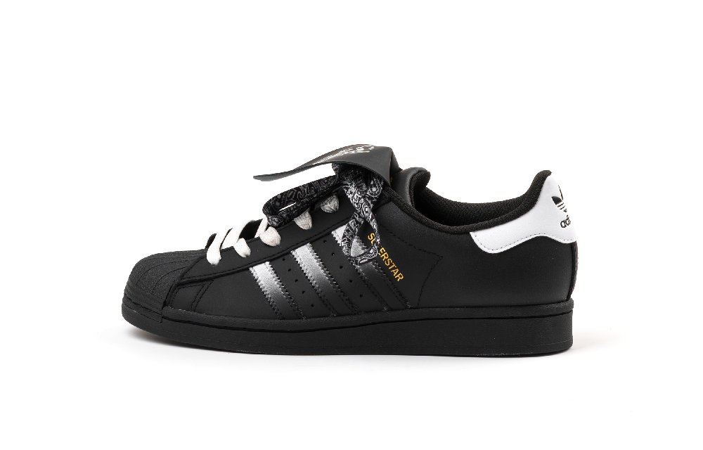 Adidas Originals SUPERSTAR Abrasion Resistant Slip Resistant Low Top Skateboard Shoes Unisex Black White