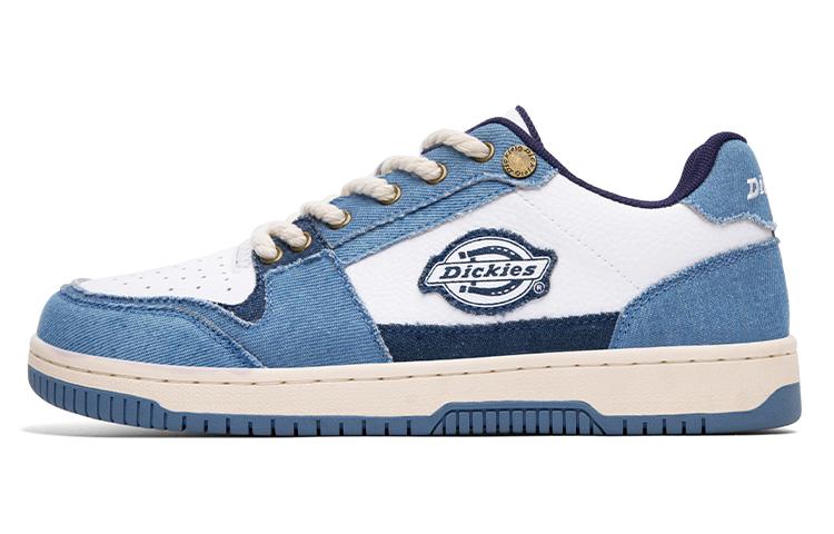 Dickies Patchwork Collection Low-Top Skateboard Shoes Men's Light Blue