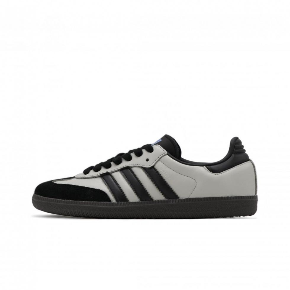 Adidas Originals Samba Slip Resistant, Abrasion Resistant, Lightweight Low Top Skateboard Shoes Unisex Black Gray
