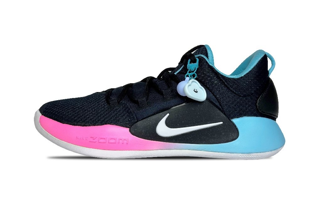 Nike Hyperdunk X Anti Slip Wear Resistant High Top Basketball Shoes Men's Blue Black Pink