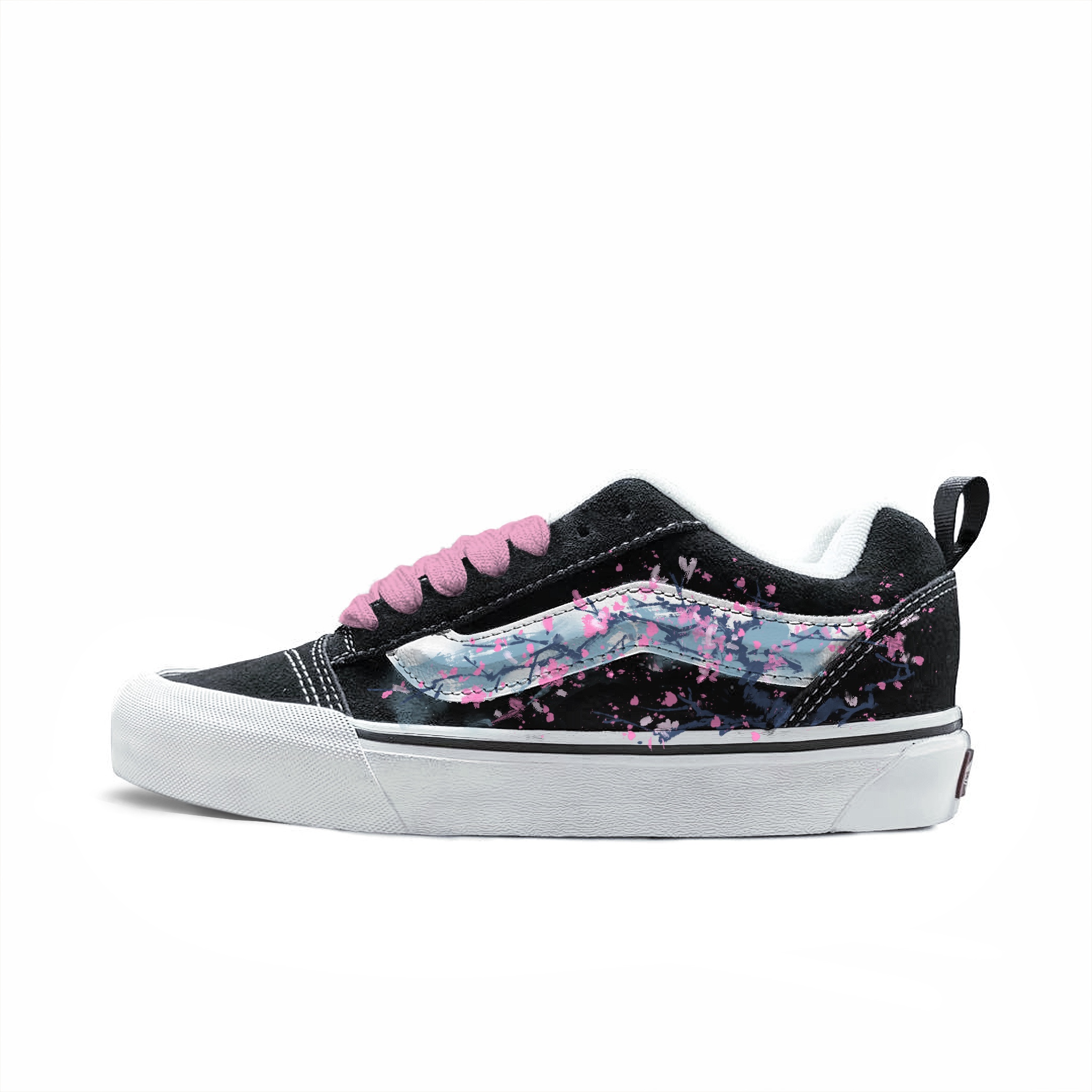 Vans Knu Skool Abrasion Resistant Low top Skateboard Shoes Unisex Pink