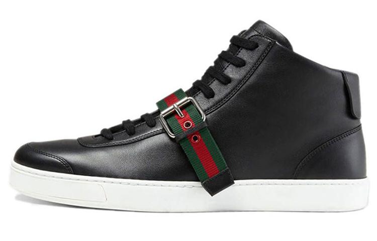 GUCCI Leather Sneakers Black