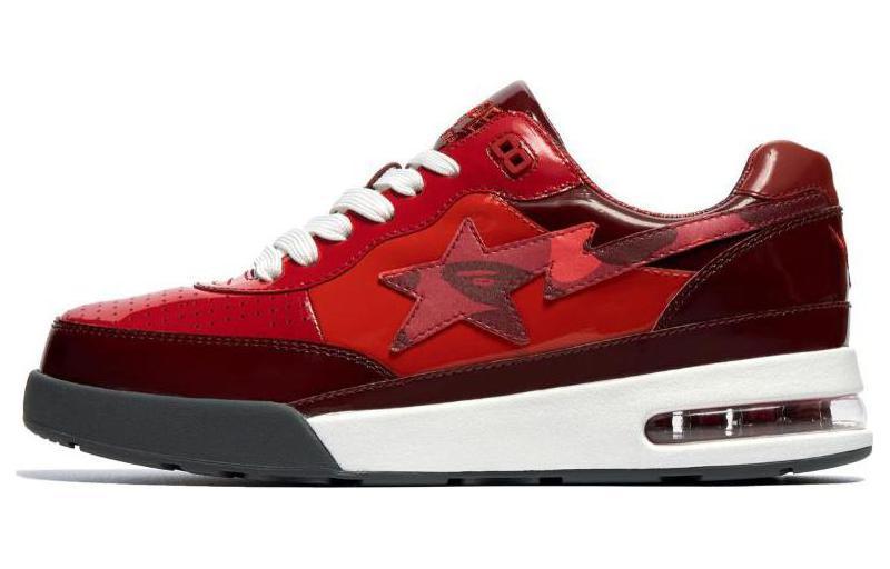 BAPE A BATHING APE Bape Road Sta Patent Leather Red 2022