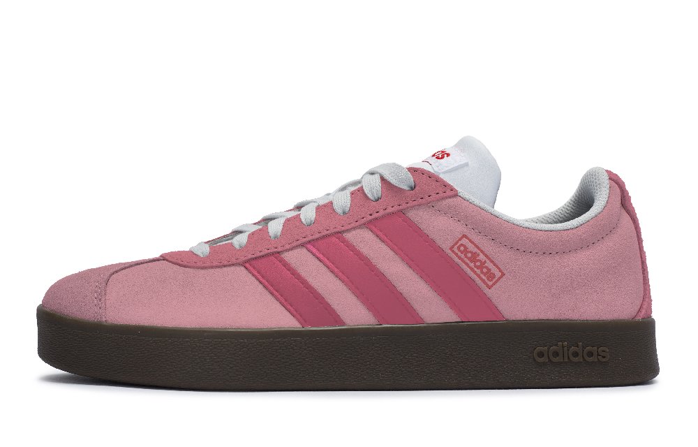 Adidas Neo Vl Court 811 Manufacturing, Pink Berry Low Top Skateboard Shoes Unisex Pink