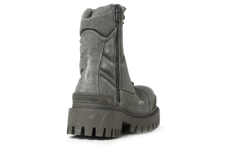Balenciaga Combat Strike 20mm Boots 'Washed Grey Cotton' Women's купить в интернет-магазине Yoocart с быстрой доставкой по России.