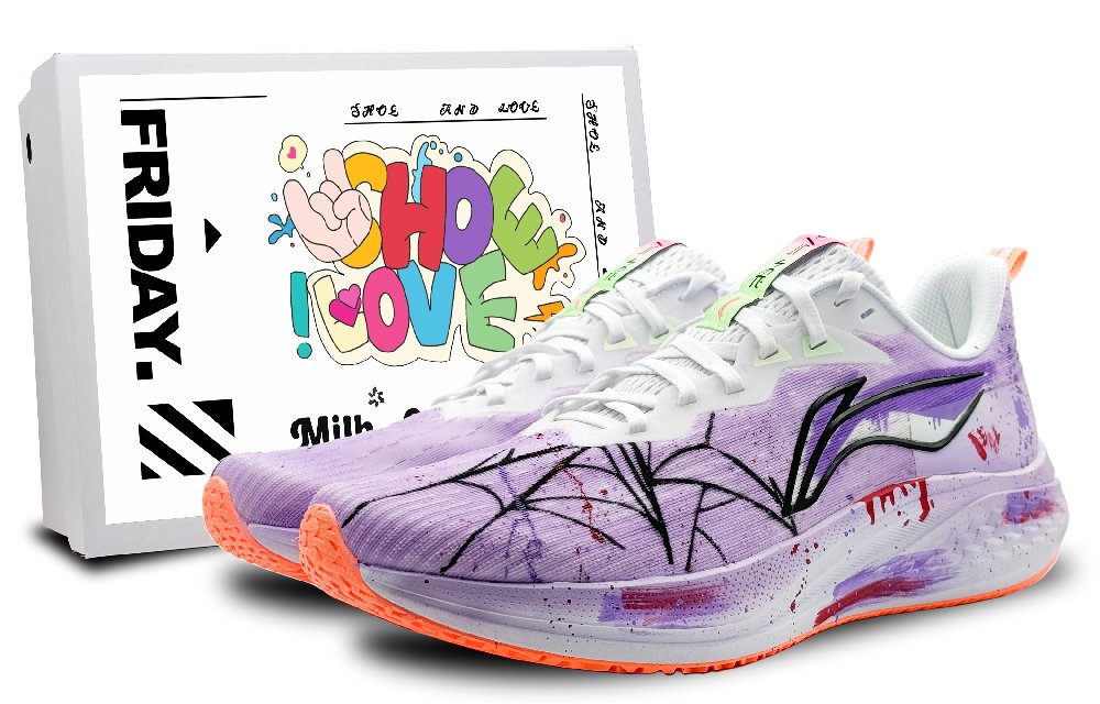 LiNing Red Hare 7 Low Top Running Shoes Men's Purple