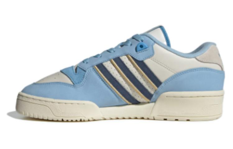 Adidas Originals Rivalry Anti-Slip Wear-Resistant Low-Top Skateboard Shoes Unisex Blue White