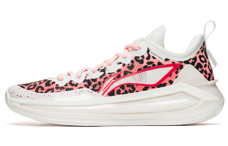 LiNing Liren 3 V2 Low-Top Basketball Shoes Men's White Pink