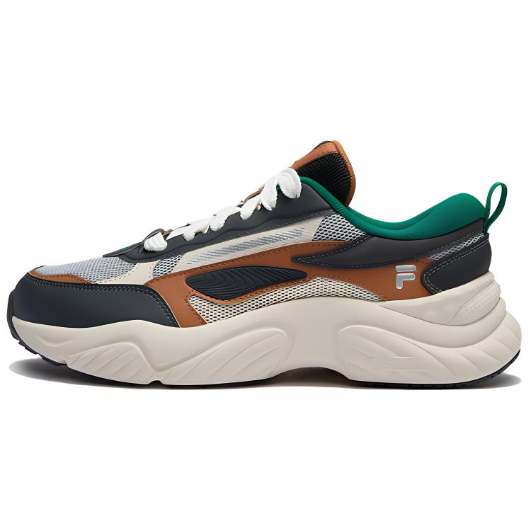 FILA FUSION Conch D Low Top Casual Running Shoes Men's Gray