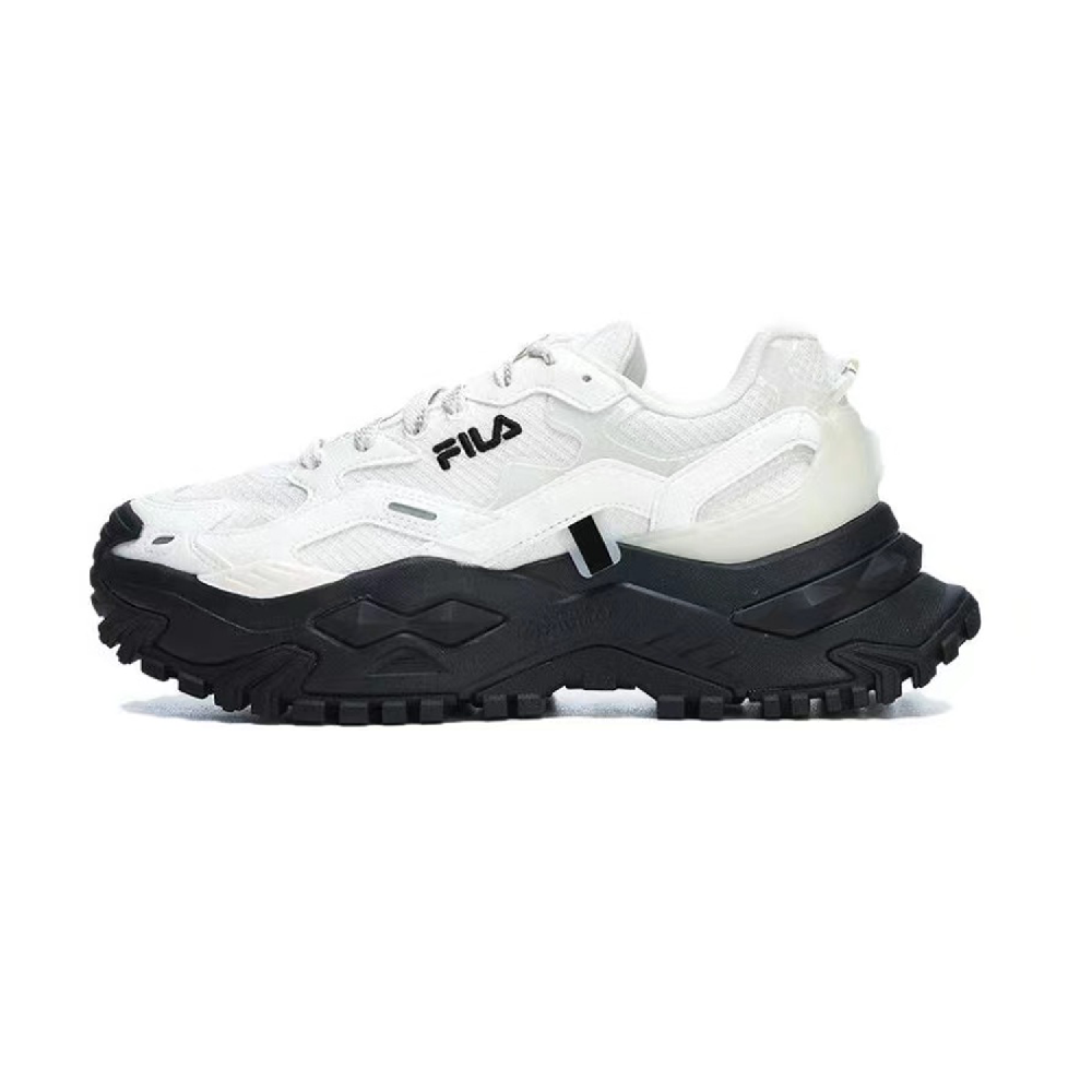 FILA FUSION BIANCO Anti-Slip Wear-Resistant Low-Top Casual Shoes Women's White