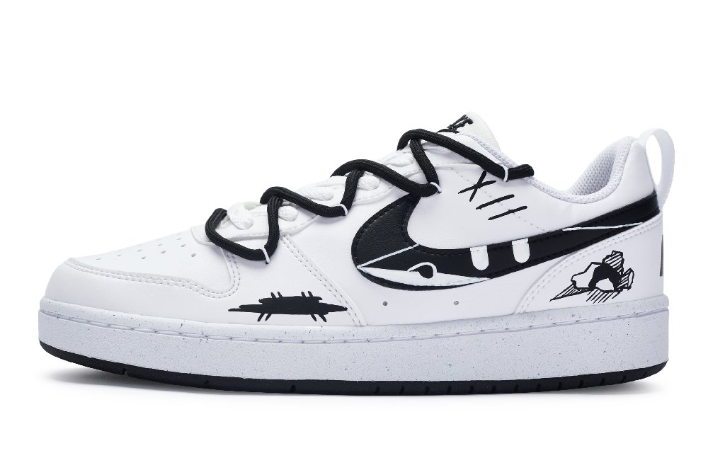 Nike Court Borough Series 811 Manufacturing Secret Observation Low-Top Skateboard Shoes GS White Black