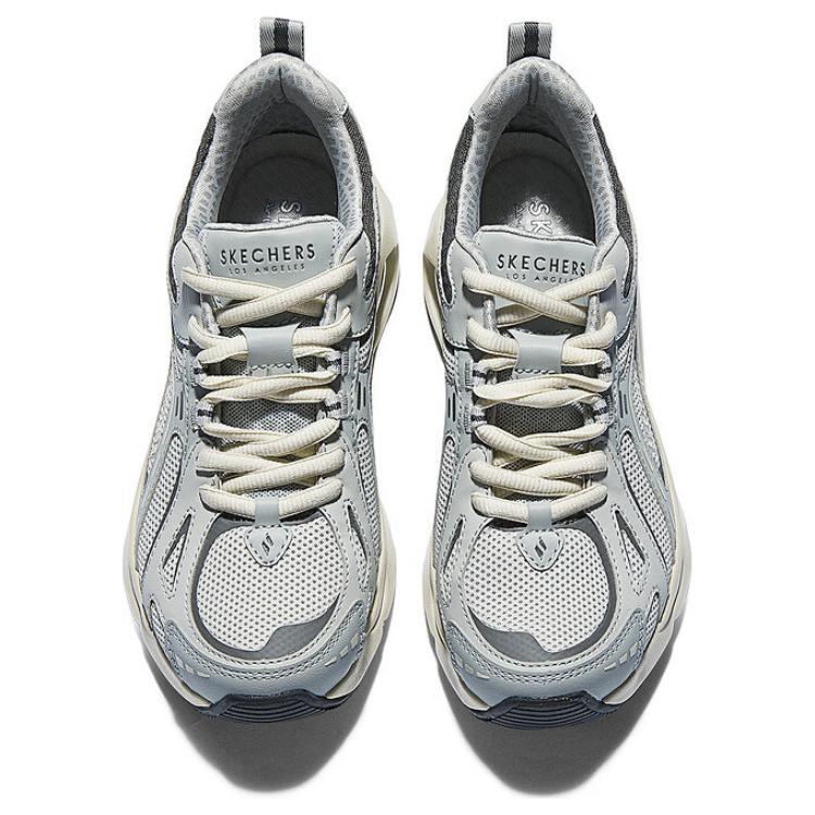 Skechers Street Breathable Low-Top Casual Shoes Women's Gray Black купить в интернет-магазине Yoocart с быстрой доставкой по России.