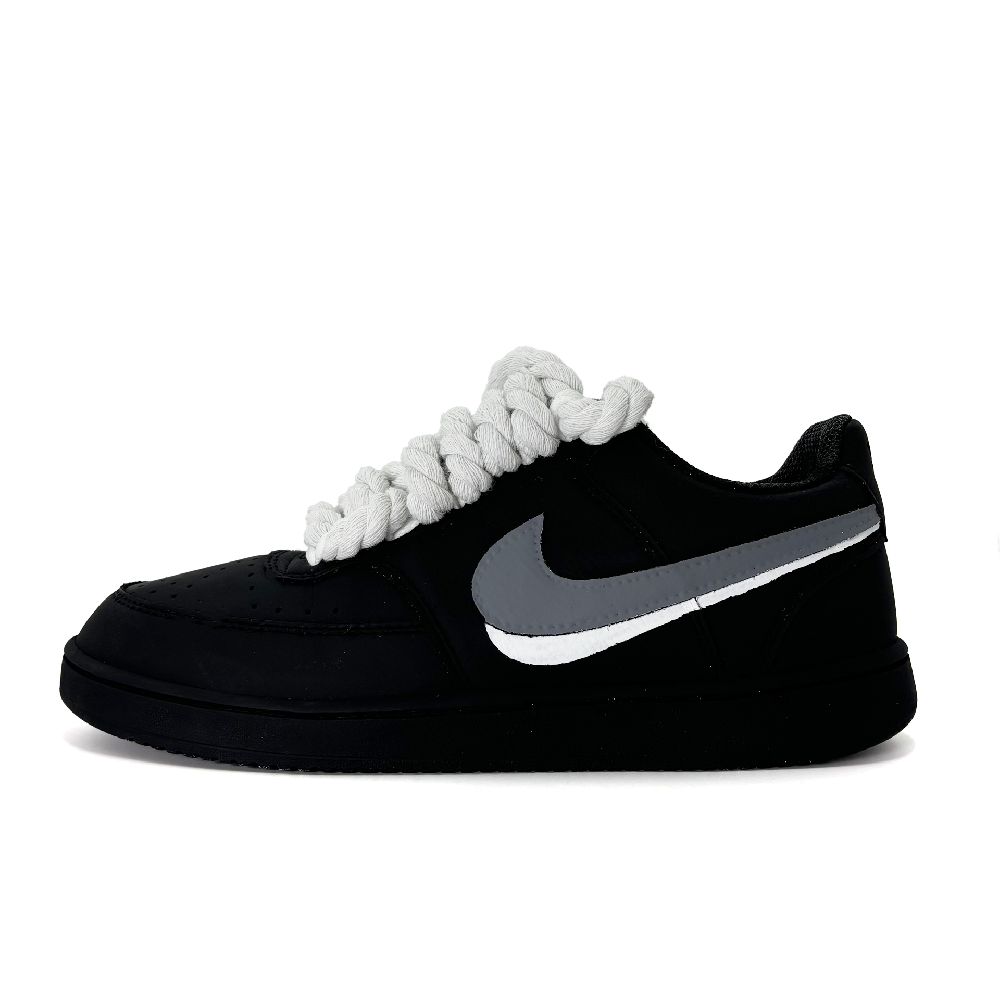 Nike Court Vision Skateboard Shoes Unisex Low-Top Gray