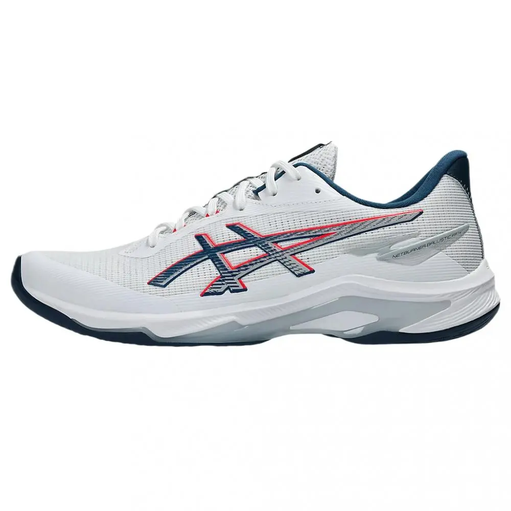 Asics Netburner Ballistic FF Low Top Training Shoes Men's Gray White