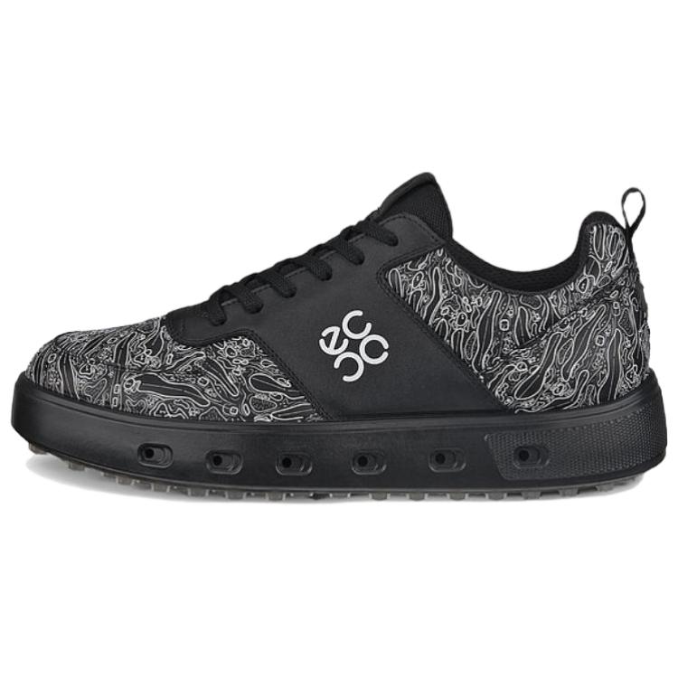 Ecco Street 720 Series Low-Top Golf Shoes Men's Black
