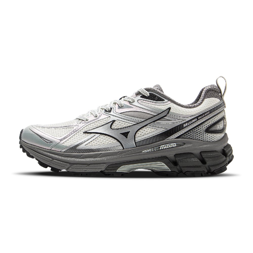 Mizuno Halo Mi Cushioning Support Lightweight Breathable Low Top Running Shoes Unisex Limestone White