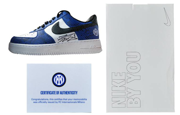 Nike Air Force 1 Coverage Anti-Slip And Wear-Resistant Low-Top Skateboard Shoes Unisex White Blue