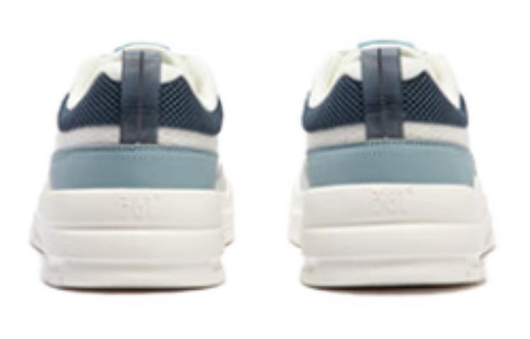 361° Anti Slip Wear Resistant Low Top Skateboard Shoes Men's White Blue