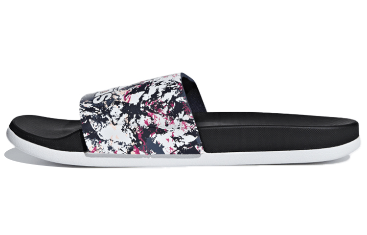 Adidas Adilette Comfort 'Black White' Women's