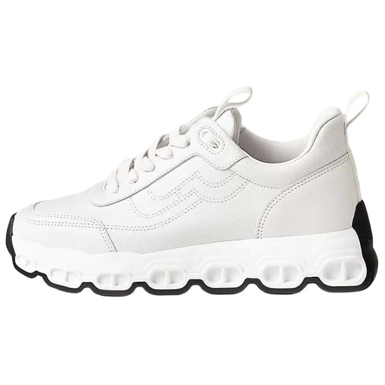 HERMES Impulse Low Top Casual Shoes Women's White