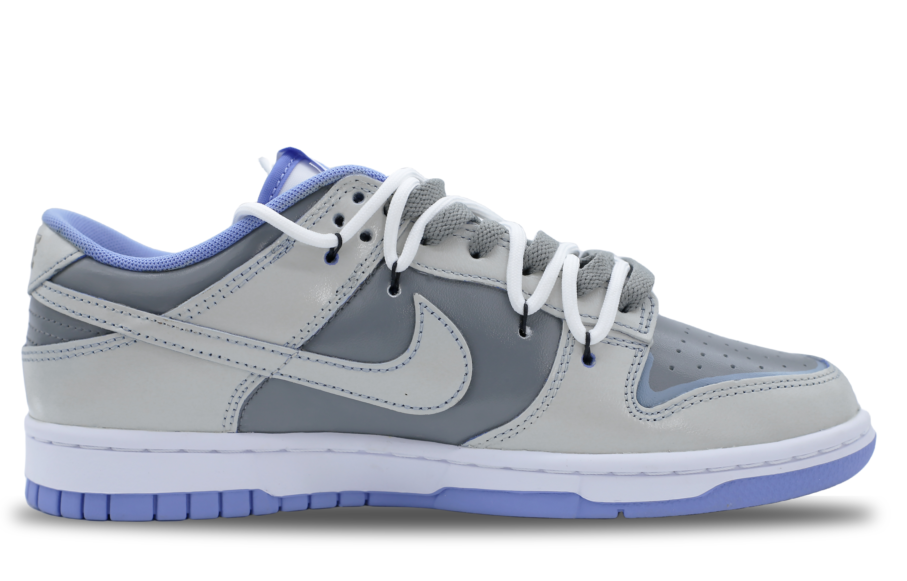 Nike Dunk Low-Top Skateboard Shoes Unisex Blue Gray