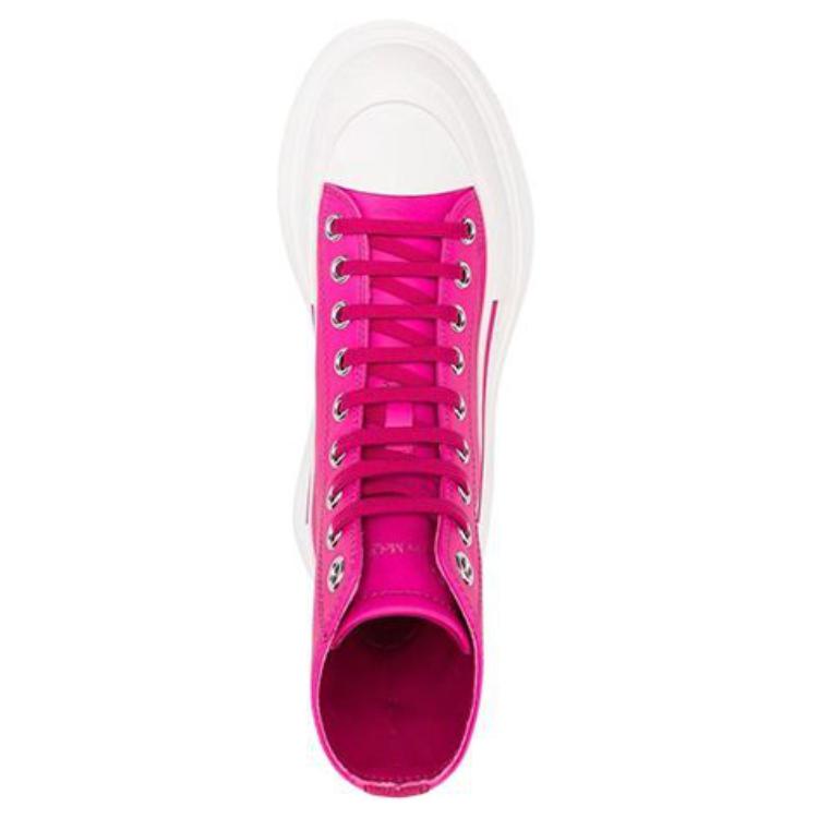 Alexander McQueen Leather Tread Slick Boot Pink White Women's купить в интернет-магазине Yoocart с быстрой доставкой по России.